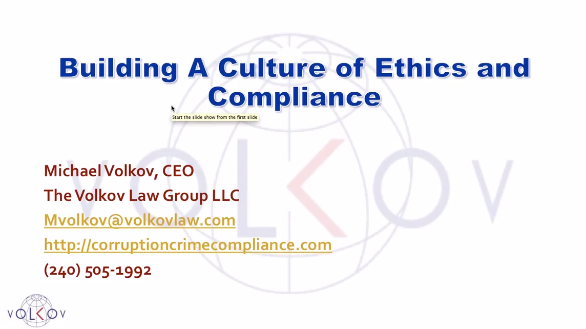 Building a Culture of Ethics and Compliance