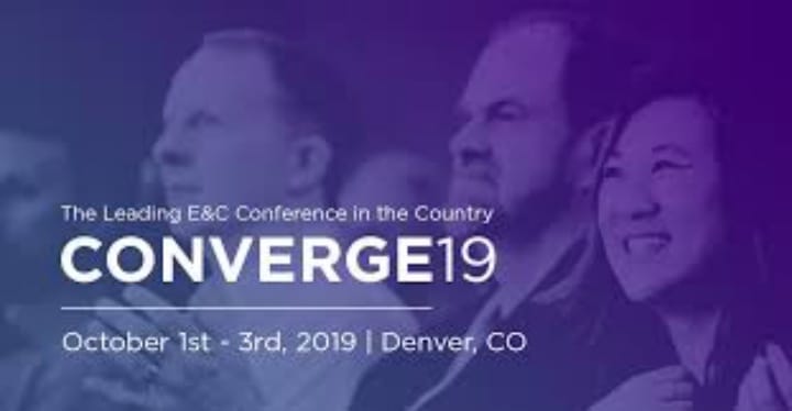 Attend Converge19: October 1 - 3, 2019