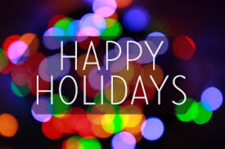 Happy Holidays -- See You Next Year