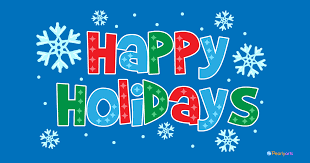 Happy Holidays and Happy New Year!