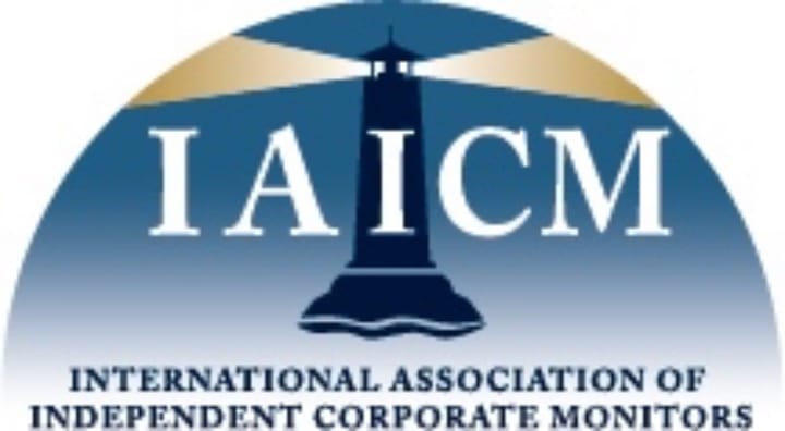 Congrats to the New International Association of Independent Corporate Monitors