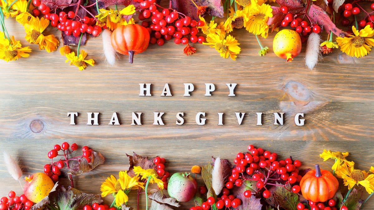 Happy Thanksgiving!