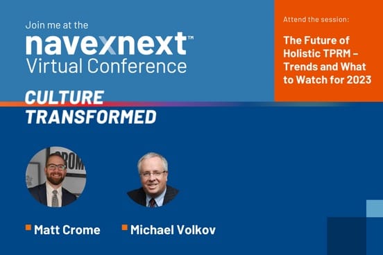 Michael Volkov and Matt Crome Speak on Third-Party Risk Management at the NAVEX Next Global Virtual Conference