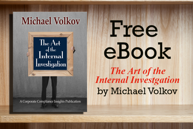 New E-Book: The Art of the Internal Investigation