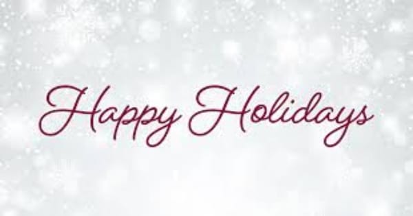 Happy Holidays