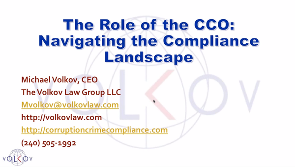The Role of a Chief Compliance Officer: Navigating the Compliance Landscape