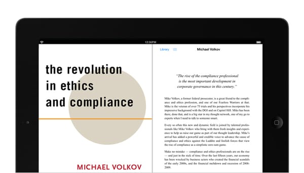My New E-Book: The Revolution in Ethics and Compliance